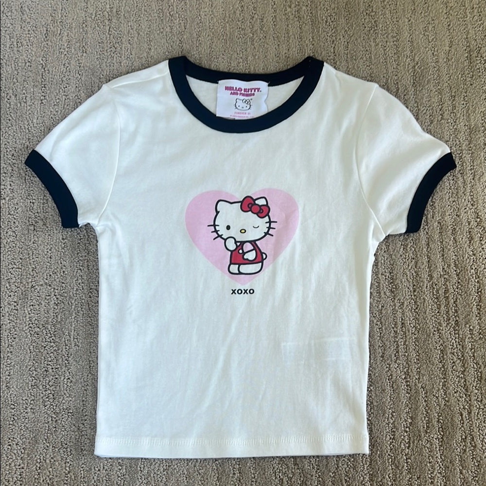 Forever 21 Hello Kitty Baby Tee